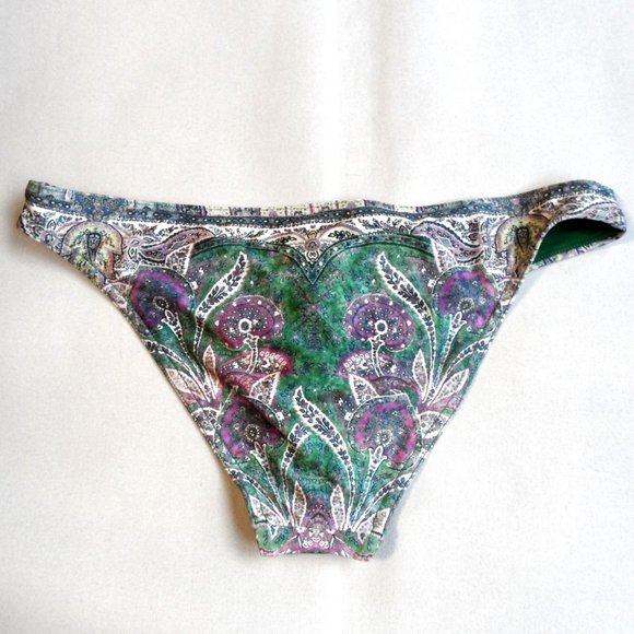 NWT$225 ZIMMERMANN Anneke Paisley-Print Bikini Bottom Briefs 2 (6-8) - Picture 11 of 12